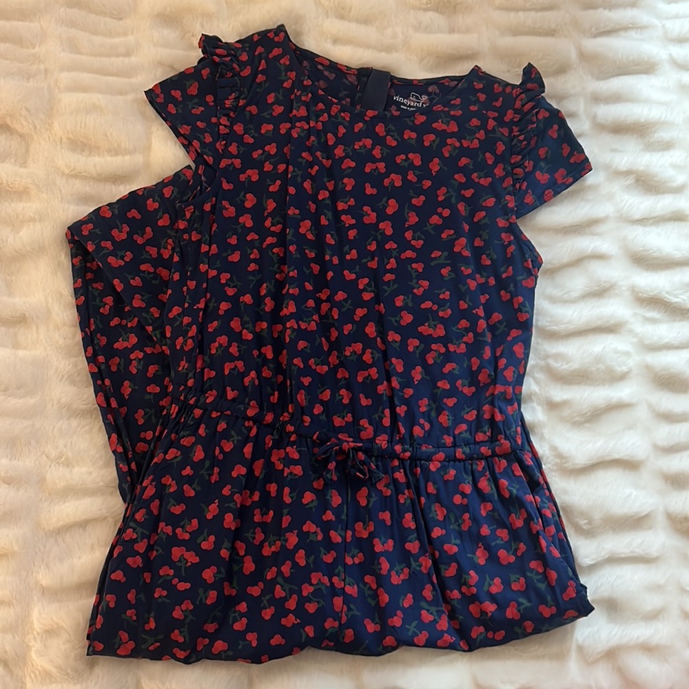 Vineyard Vines Girls Cherry Jumpsuit